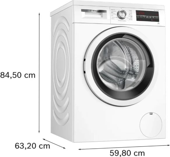 Lavatriqe Bosch WUU28T10PL, 9 kg, e bardhë