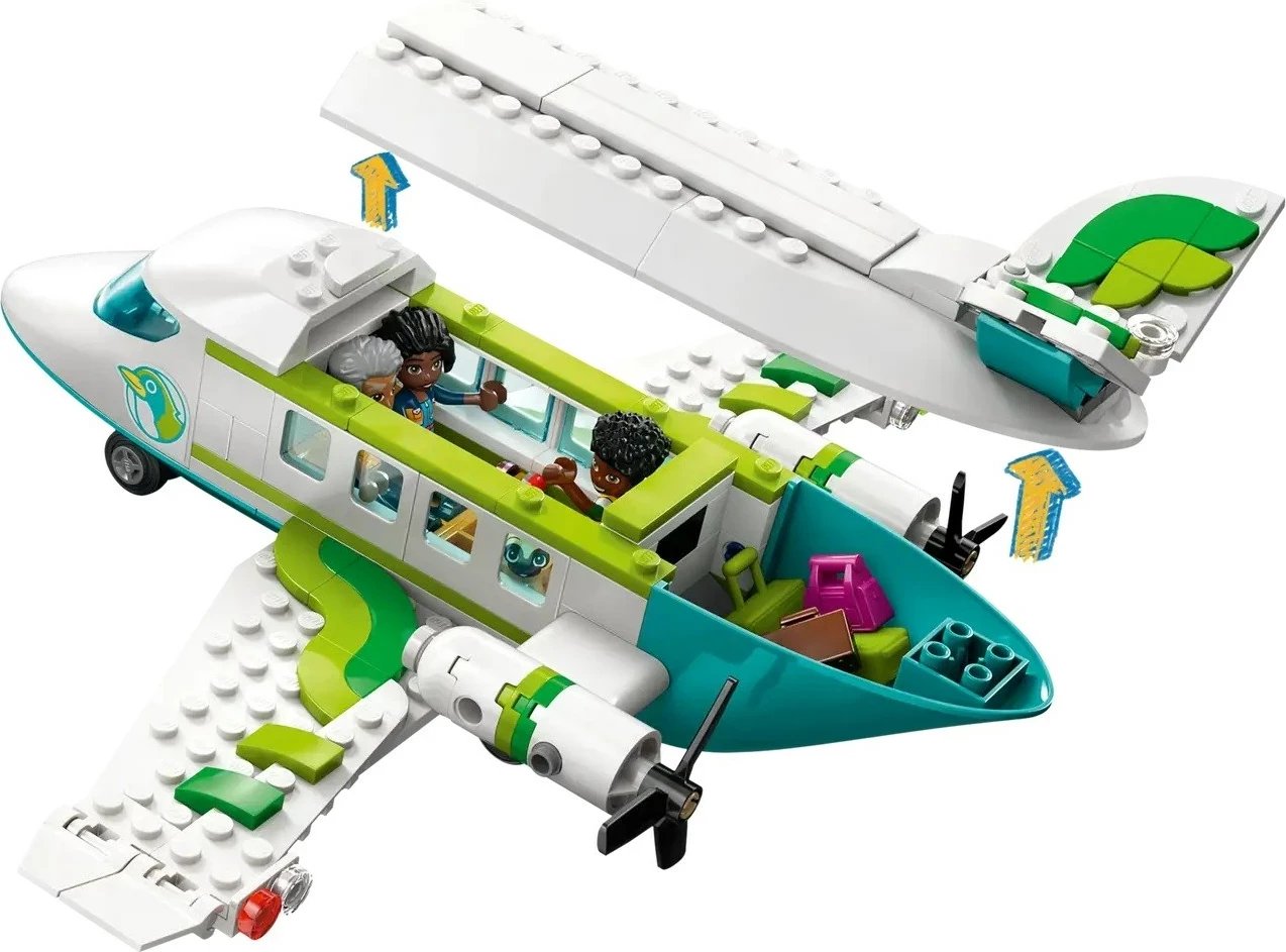 Set LEGO Friends Heartlake City Aeroporti dhe Aeroplani 42656, 8 minifigura