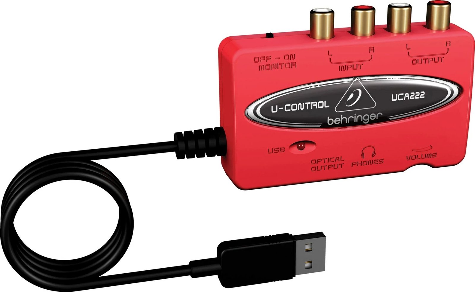 Interfejs audio Behringer UCA222, i kuq