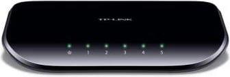 Switch, TP-LINK TL-SG1005D 5 porta Gigabit, e zezë