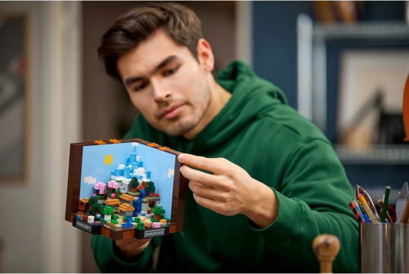 Set ndërtimi LEGO Minecraft The Crafting Table 21265 1195 pjesë 18+ kafe