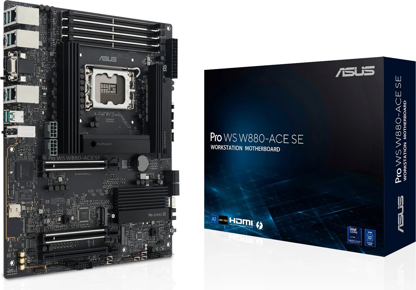 Pllakë amë ASUS PRO WS W880-ACE SE, ATX, Socket LGA 1851, Gri