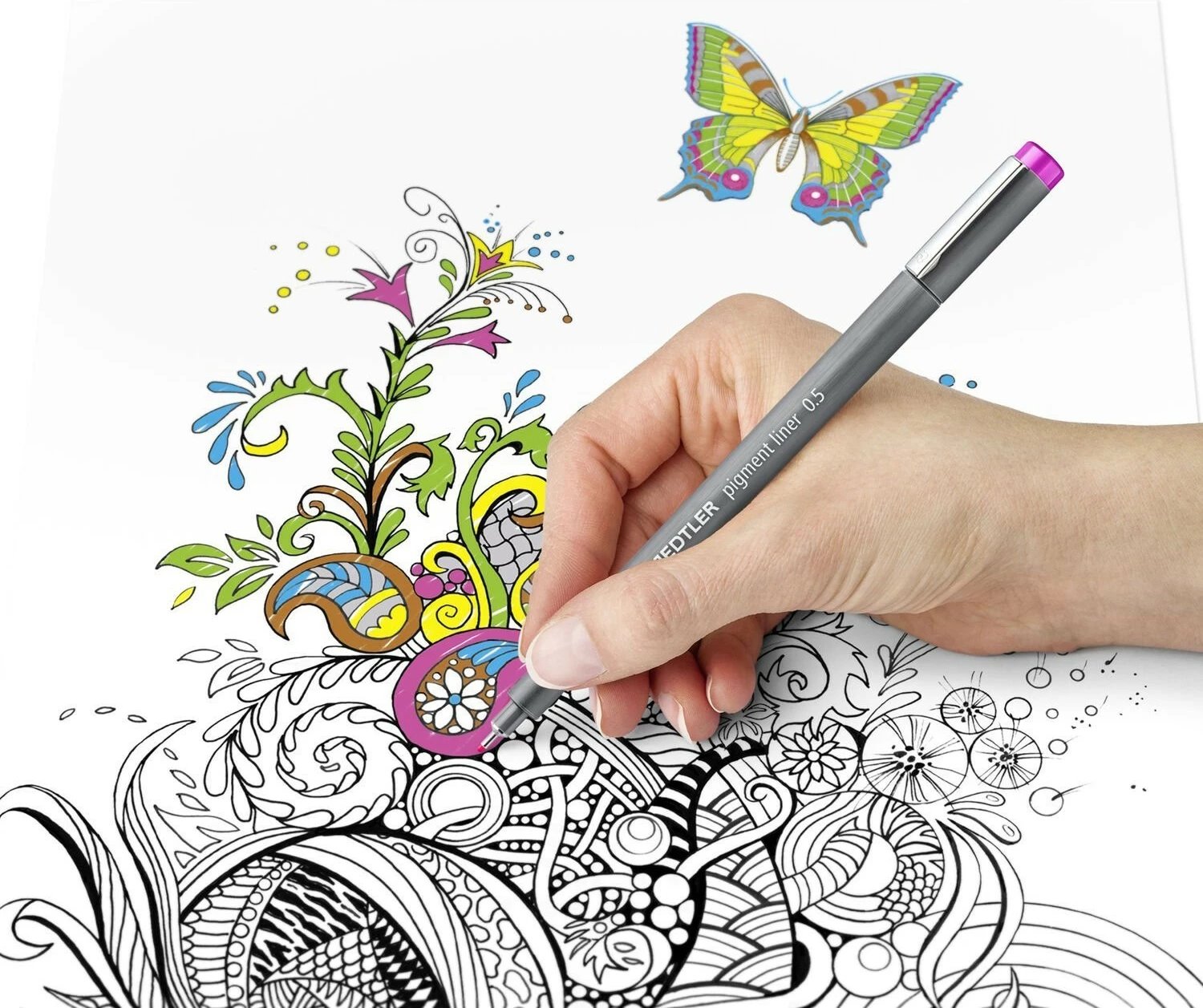 Fineliner STAEDTLER pigment liner 308, blu