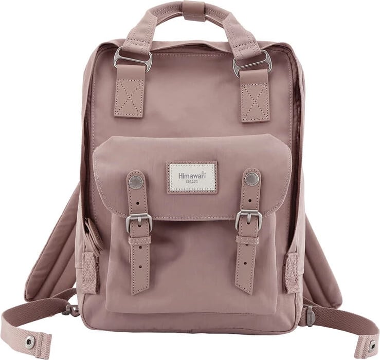 Çantë shpine Himawari 188L për laptop 14", rozë