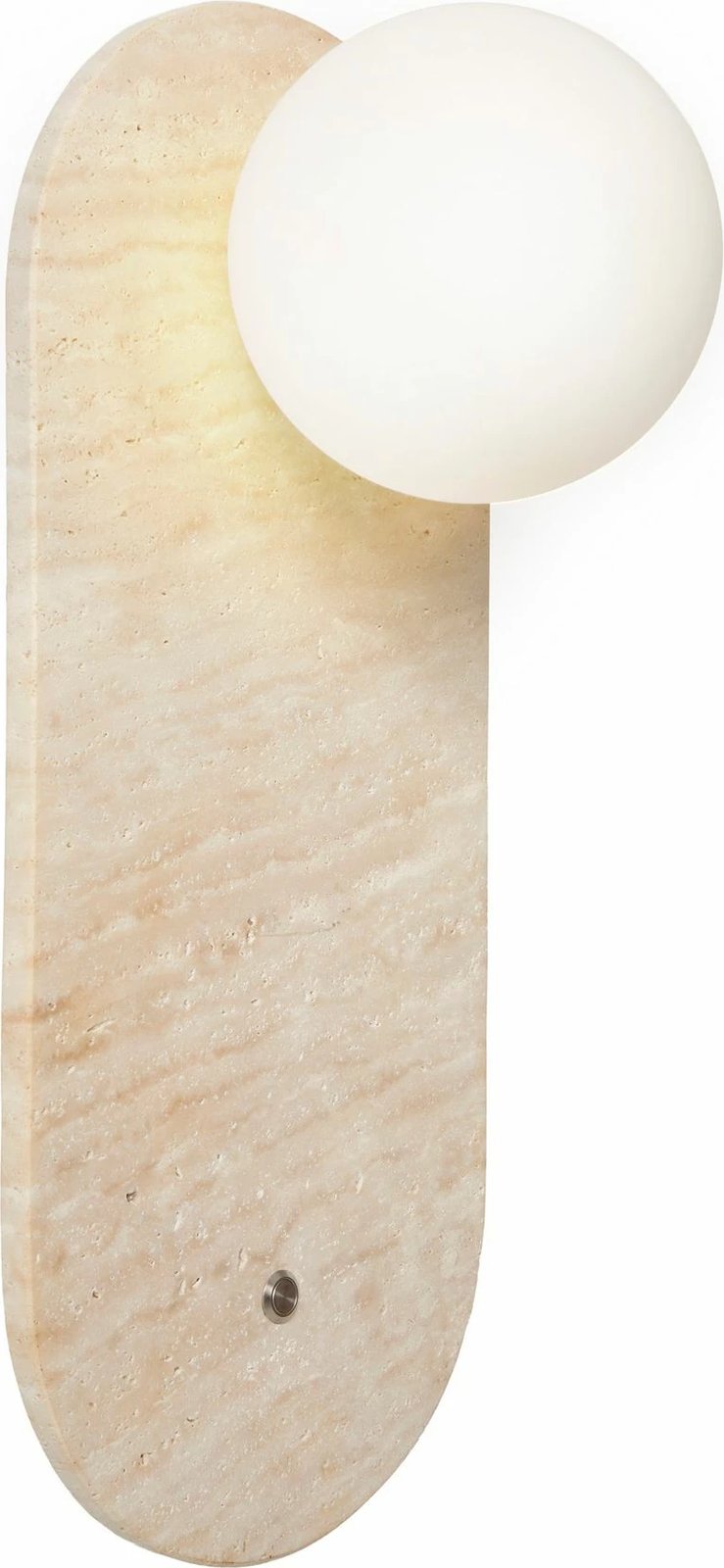 Llambë muri Opviq, travertinë, Tor-Worn, bezhë/bardhë