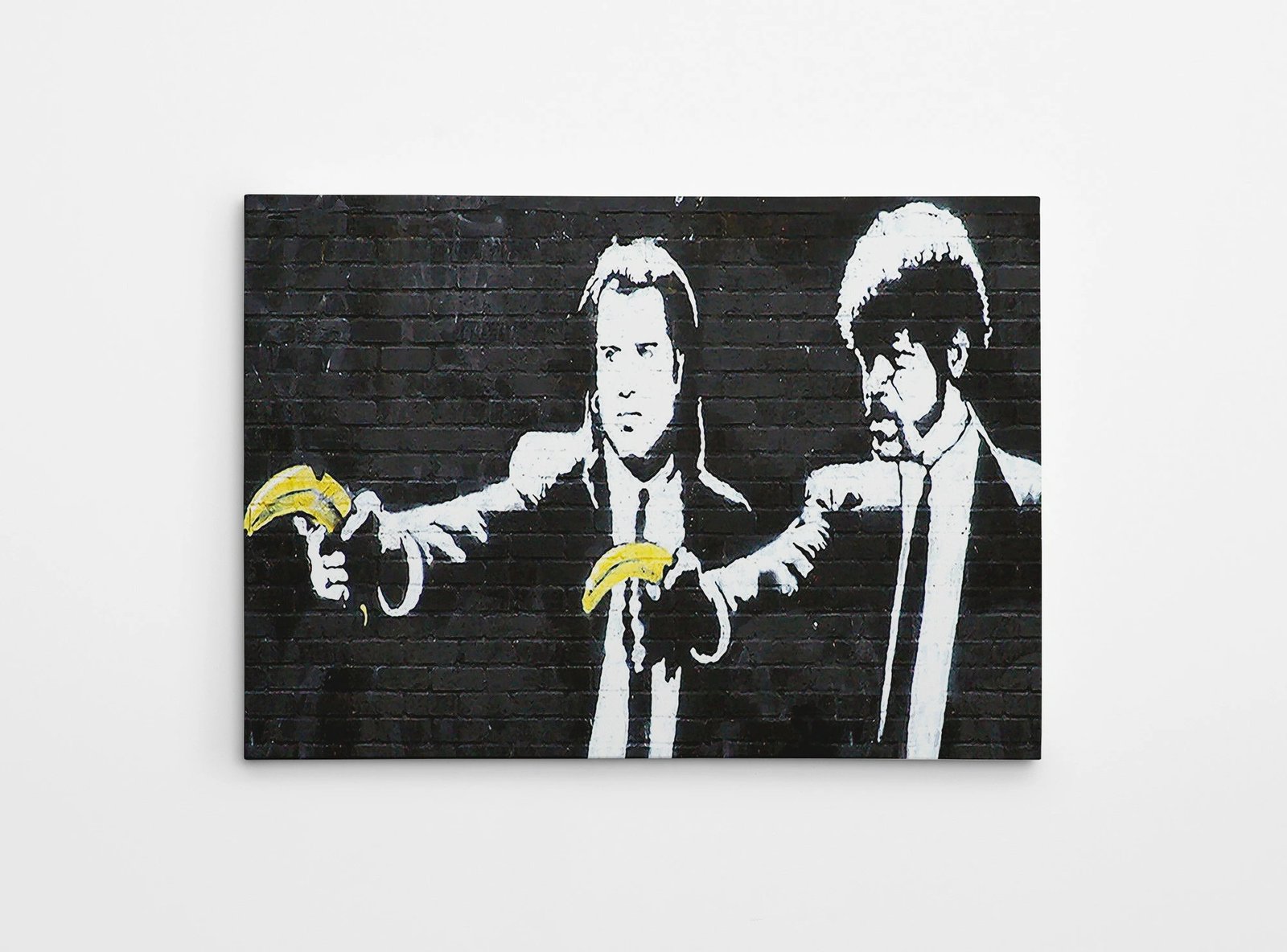 Pikturë dekorative në kanavacë, Banksy, shumëngjyrëshe, 70x100cm, Wallity