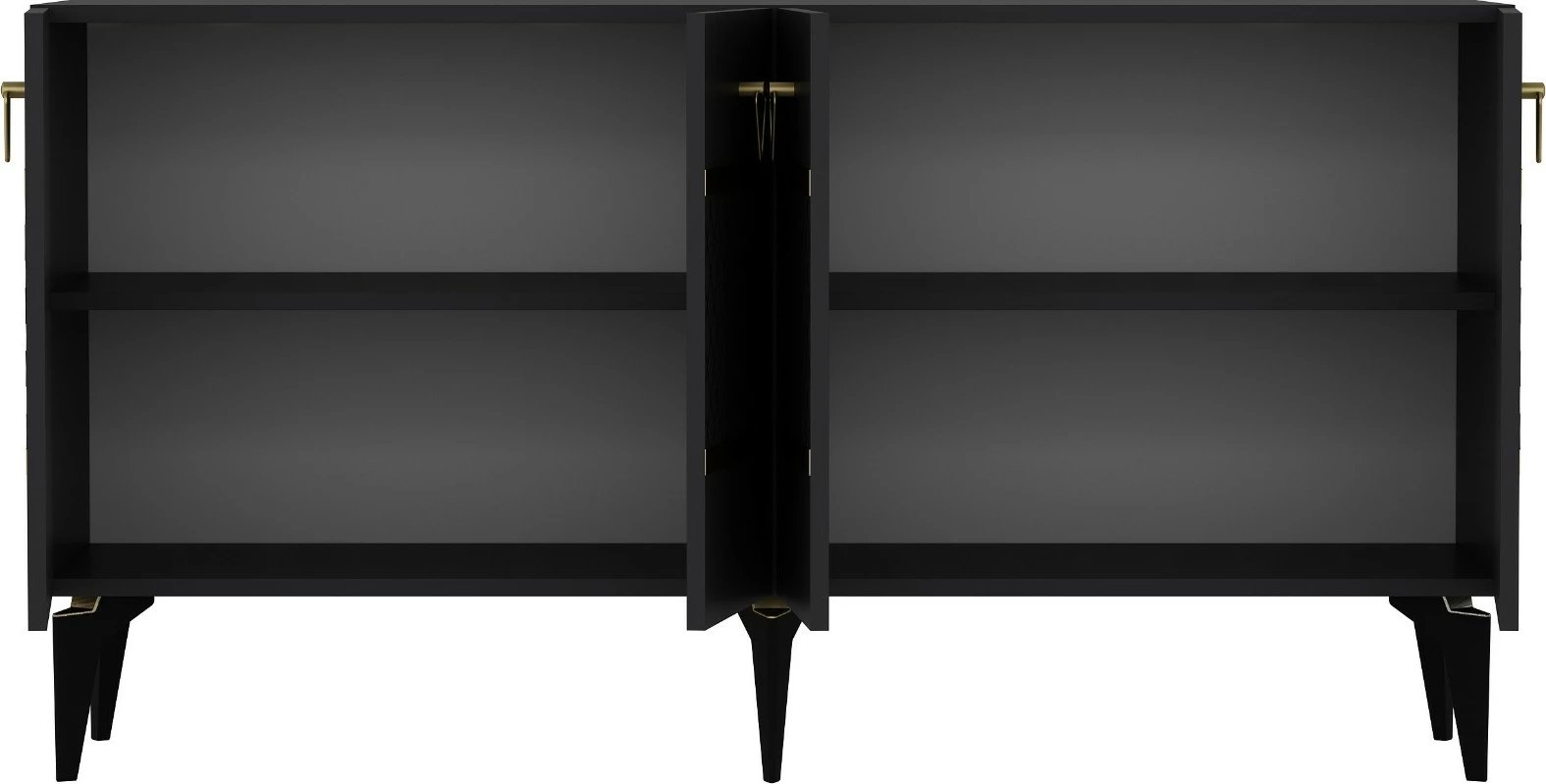 Konsolë Hanah Home, Ipek, anthracite dhe ari