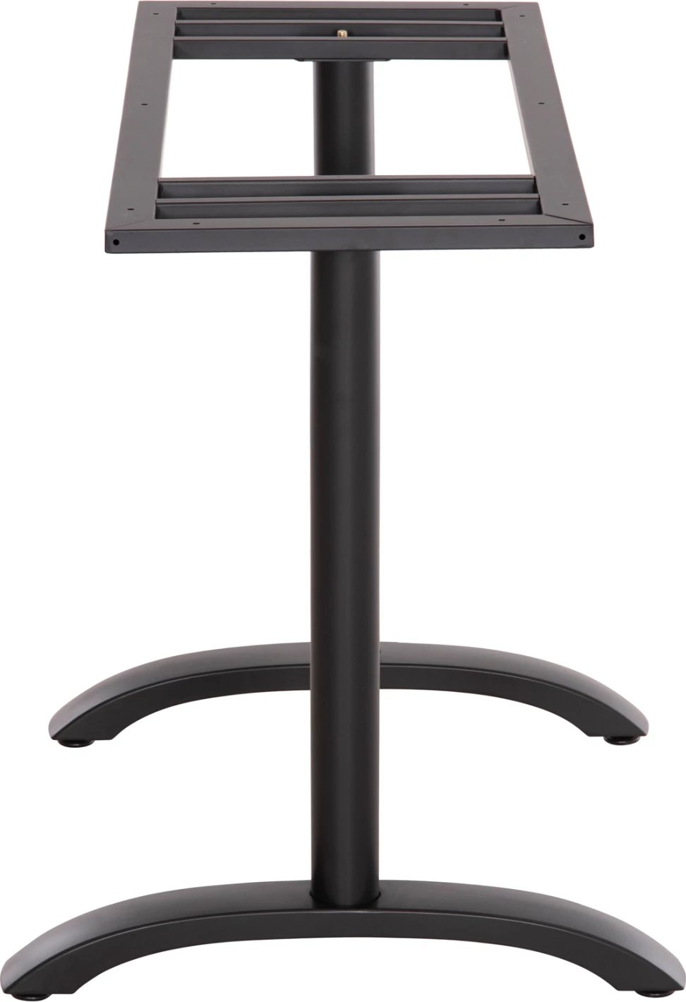Bazë për tavolinë metalike, ngjyrë e zezë mat, FH468.11, me rregullues lartësie, 100x40x73 cm