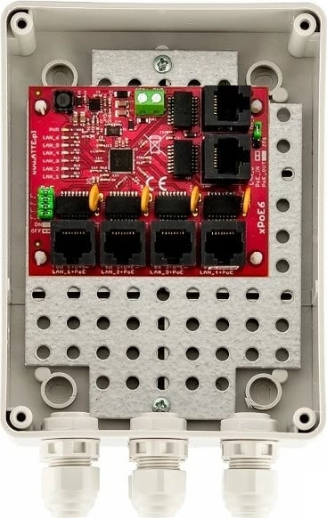 Switch ATTE 6-Port PoE xPoE-6-11-S2, i jashtëm