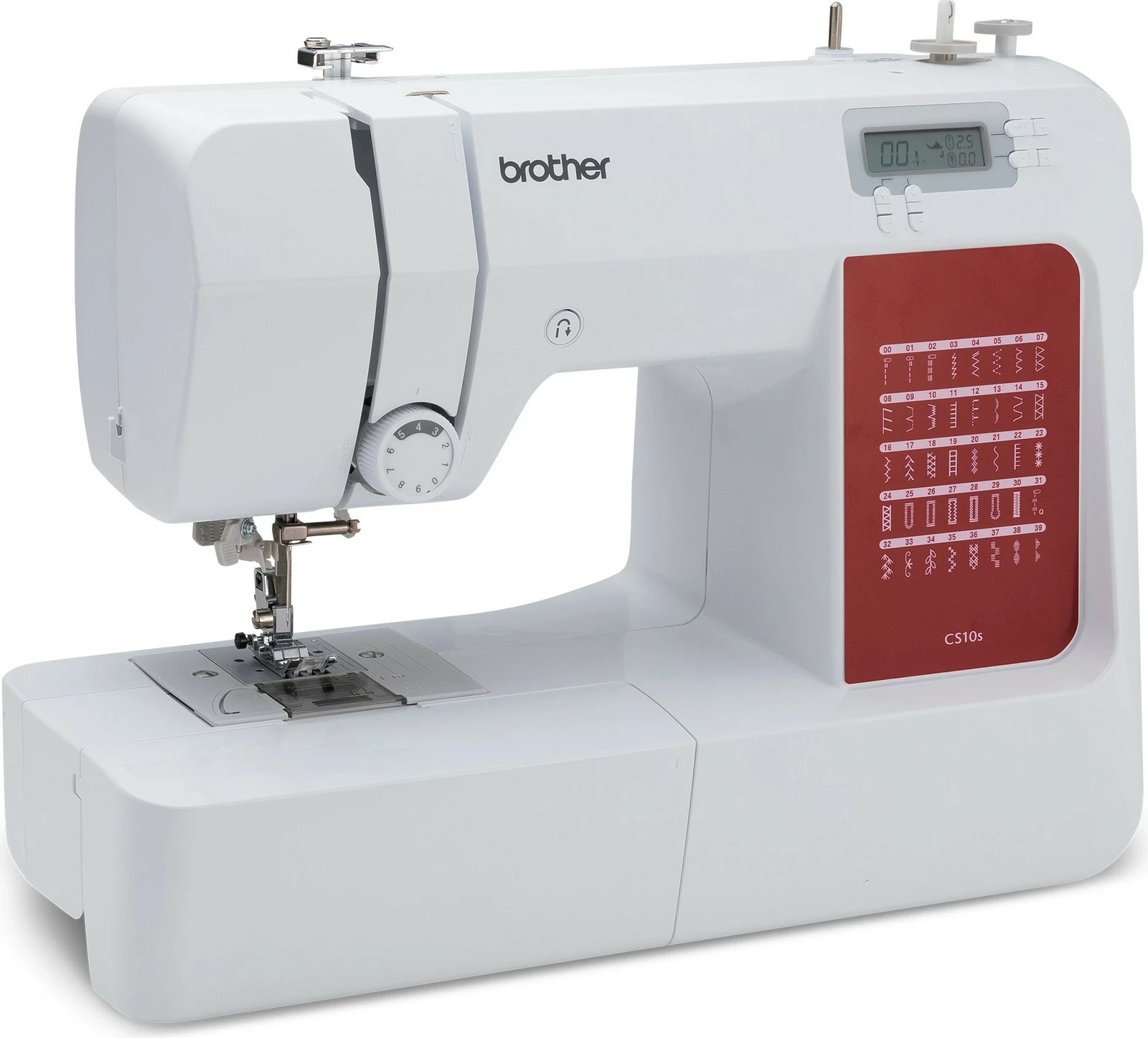 Makine qepëse Brother CS10s elektronike e bardhë