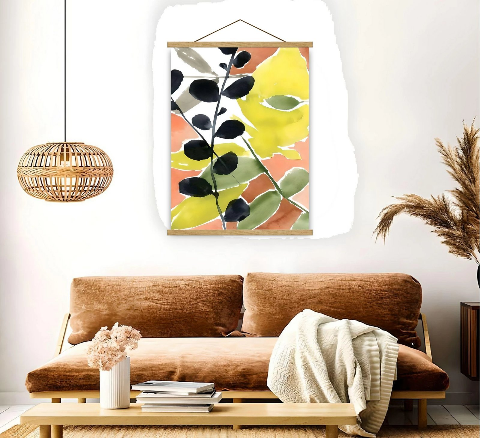 Pikturë dekorative me kornizë, shumëngjyrëshe, Wallity MRG15, 50x70cm