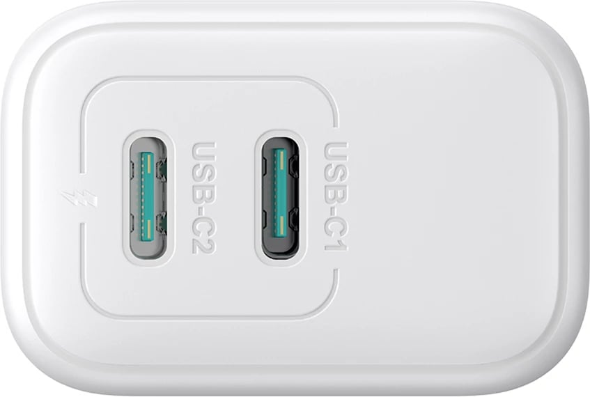 Kasë karikues Joyroom JR-TCF12, 2x USB-C, 20W, e bardhë