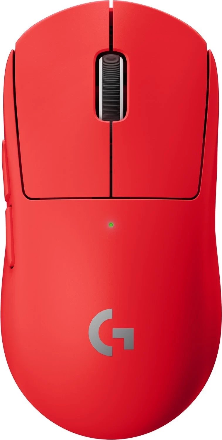 Maus Logitech G Pro Superlight, i kuq