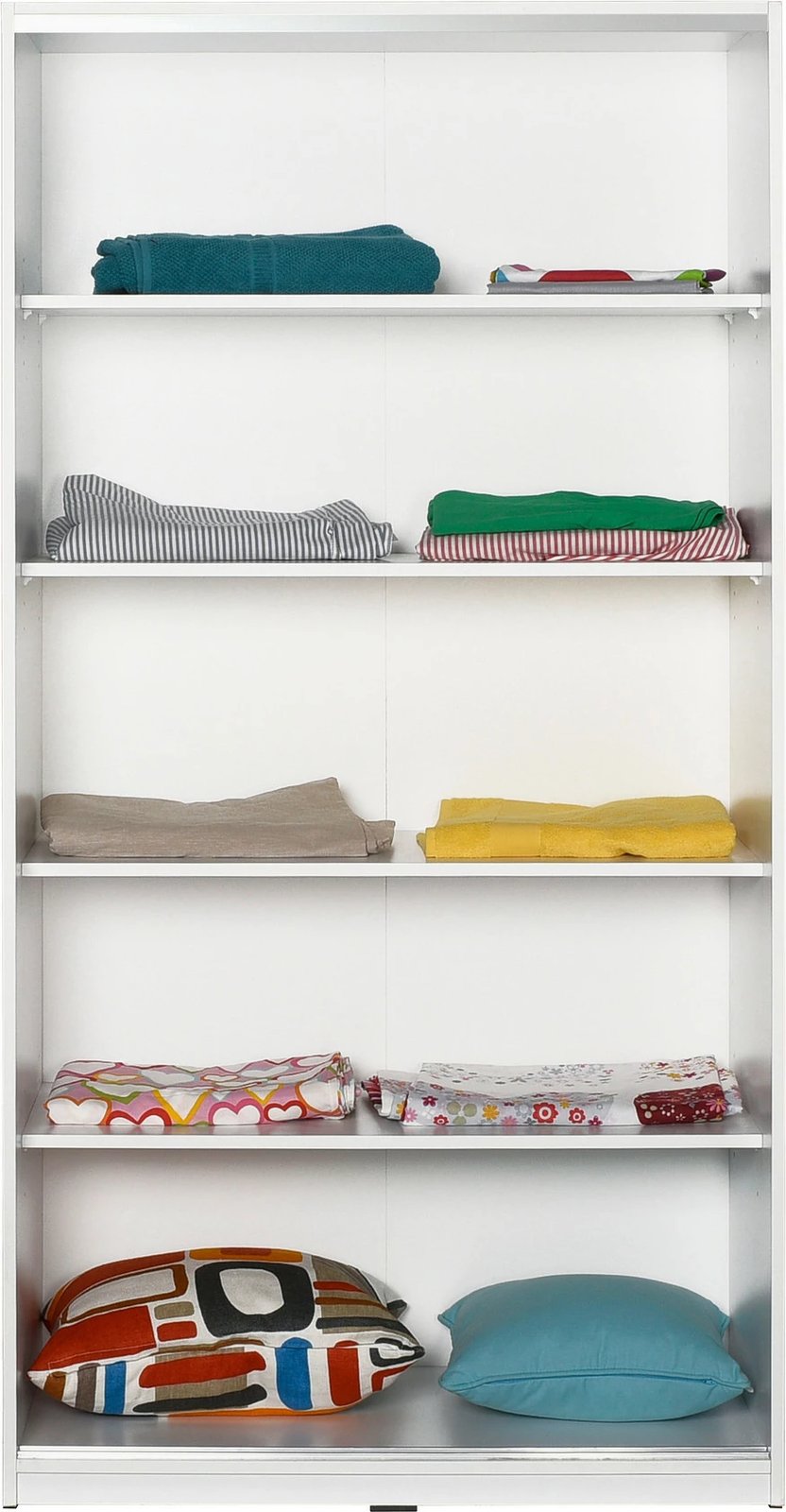 Dollap me dyer rrëshqitëse Hanah Home, SWD-431-BY-2, ngjyrë e bardhë