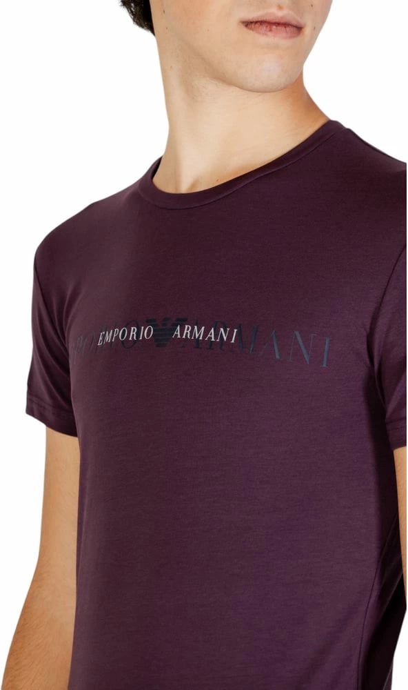 Maicë për meshkuj Emporio Armani, e purpurt