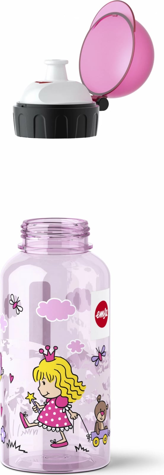 Set shishe uji dhe kuti ushqimi Emsa Princess, rozë