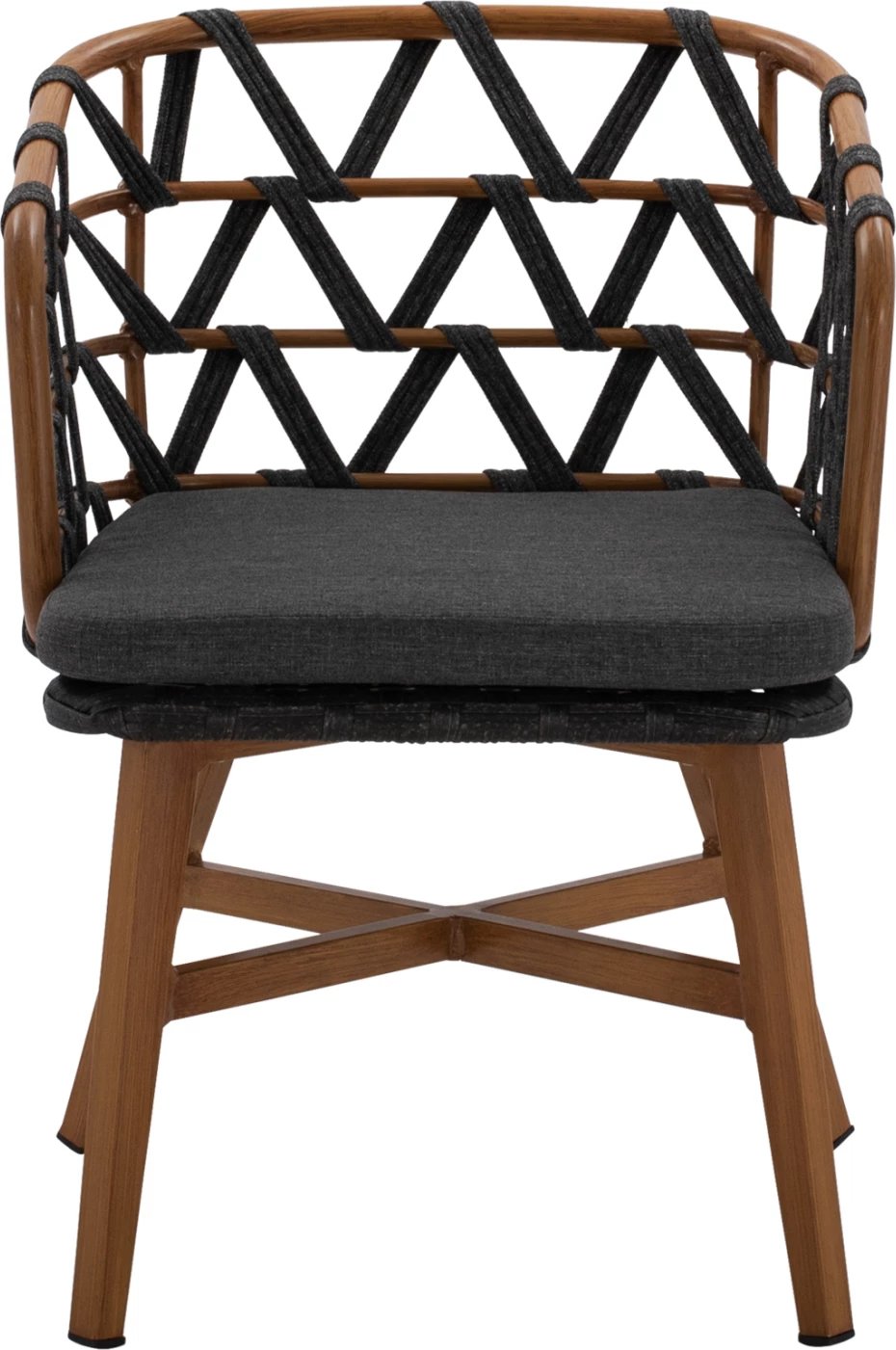 Karrige alumini RICKO FH5782.11 me rripa të gjerë gri 57x61x79 cm