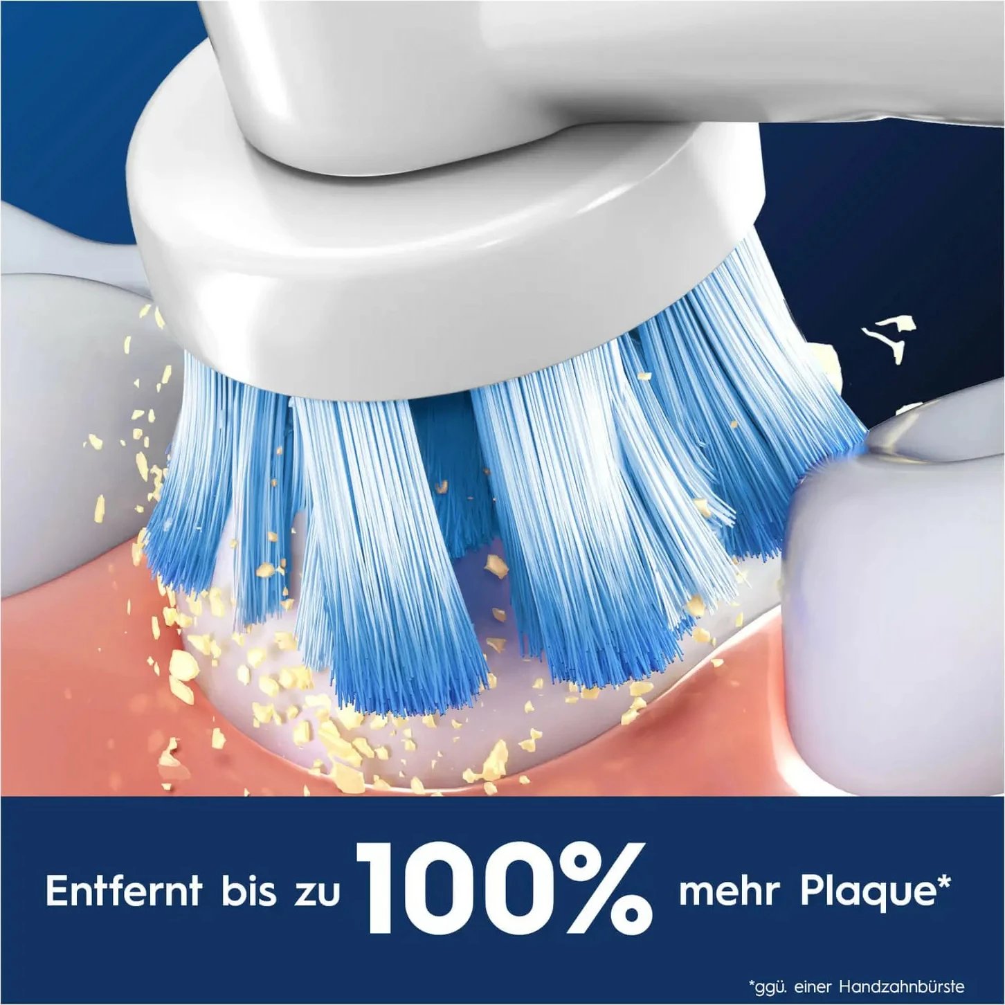 Koka rezervë për furçë dhëmbësh Oral-B Sensitive Clean 4 copë, extra soft, e bardhë