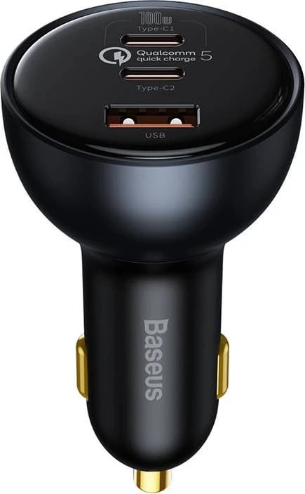 Karikues Baseus Qualcomm, USB, 2x USB-C, 160W, gri