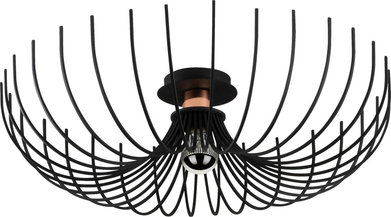 Llambë tavani Opviq, Aspendos - N-639, e zezë Llambë tavani Opviq, Aspendos - N-639, e zezë