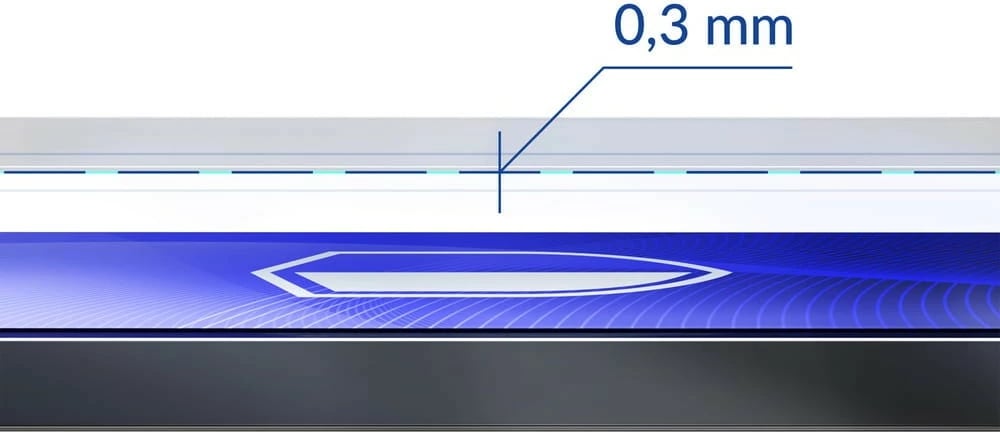Xham mbrojtës hibrid 3MK FlexibleGlass për Samsung Galaxy S23 S911, Transparent