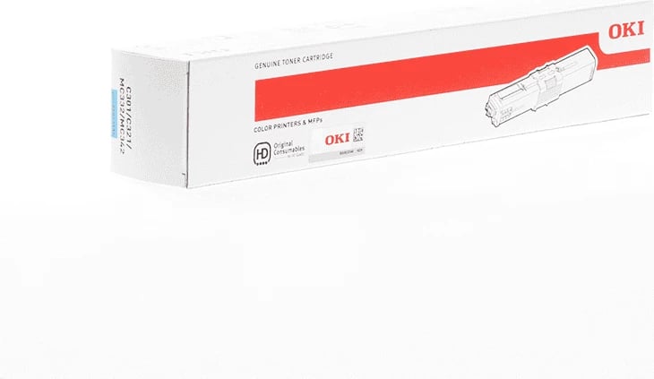 Toner, OKI 44973535, kapacitet standard 1500 faqe, cian