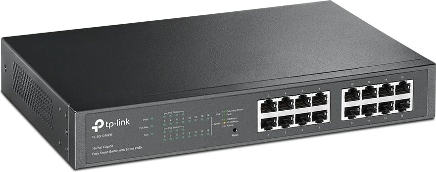 Switch TP-Link TL-SG1016PE, 16-Port, Gigabit, PoE+