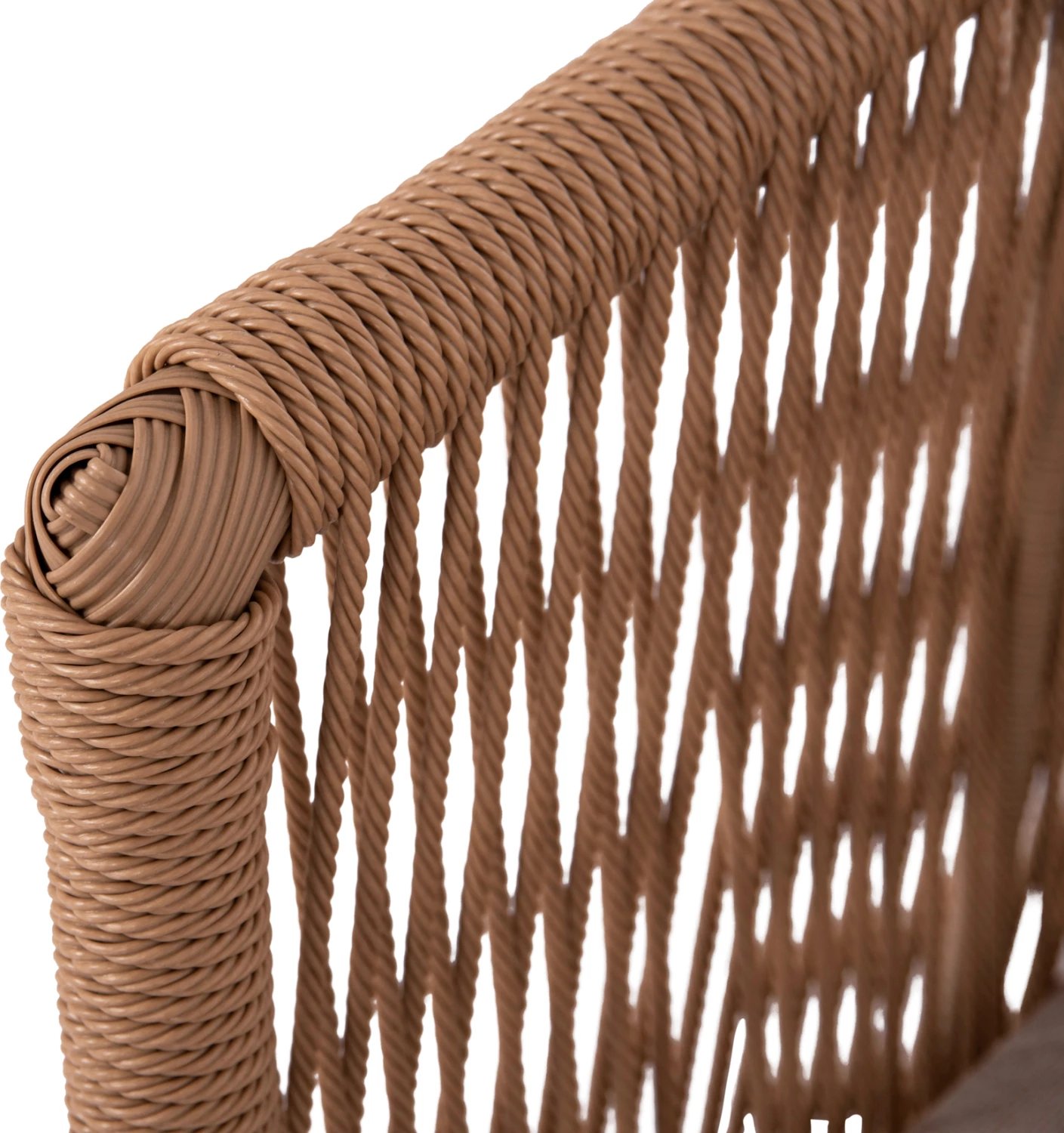 Set lounge për jashtë, 4 pjesë, FREJA FH6057.04, alumin, ratan sintetik, ngjyrë kapuçino & jastëkë bezhë