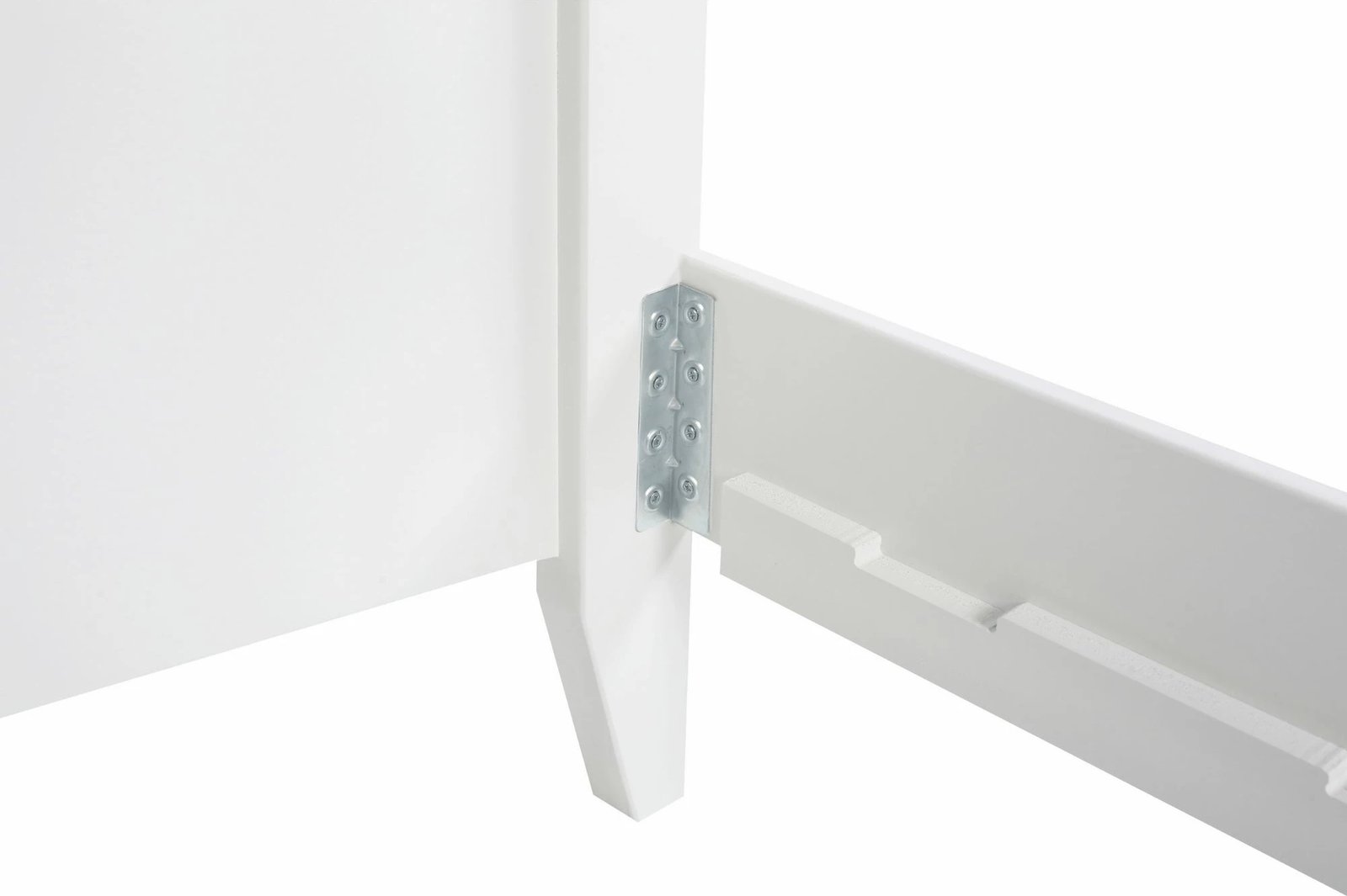 Krevat dopio Hanah Home, Lrya Modern Country, 120x200, i bardhë