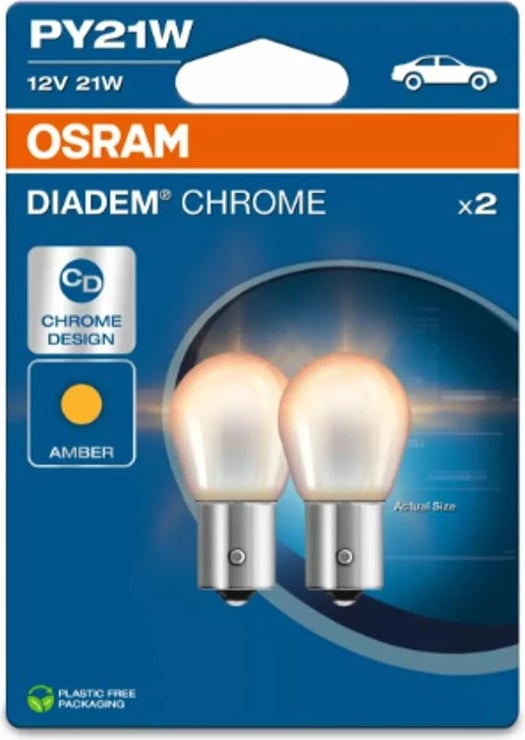 Lampa 12v 21w Portokall Diadem Bau15s