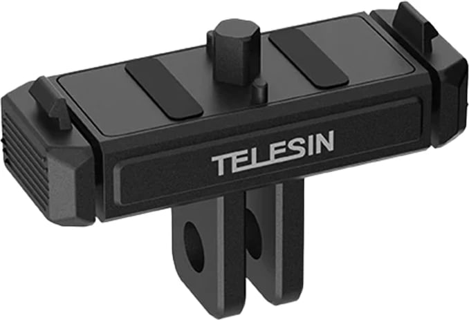 Mbajtëse montimi Telesin S7-JBK-08-TGP, për GoPro Hero 13, metal, sistem dyfish sigurie magnet + kapëse alumini, 45.2×17.5×30.2 mm, 19 g