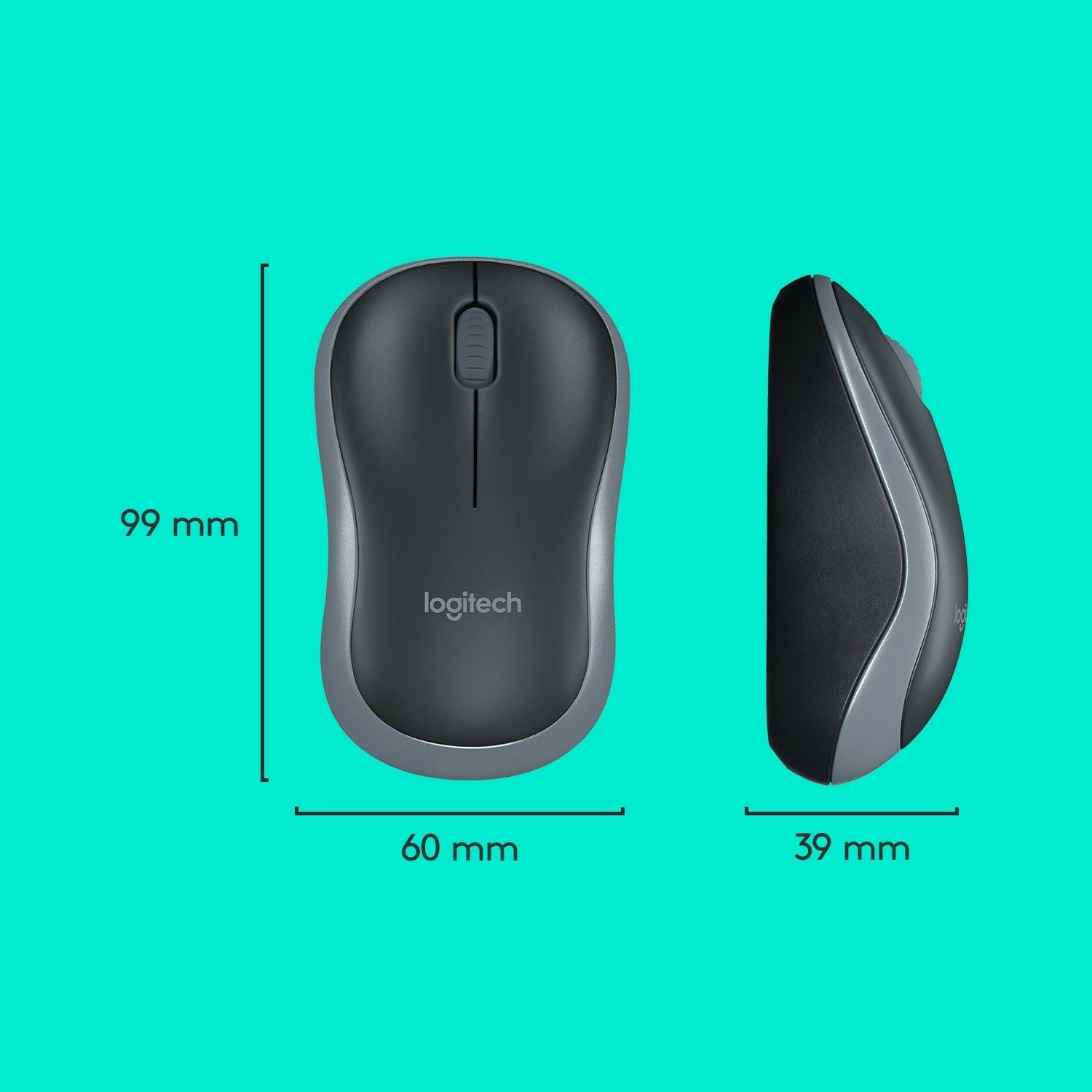 Kombo wireless Logitech MK270, Full-size (100%), RF Wireless, QWERTY, Zi, Argjendtë, Maus i përfshirë