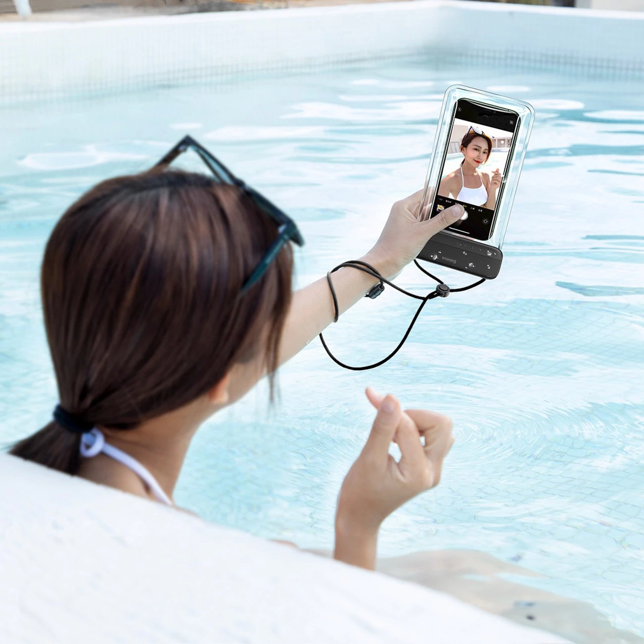 Mbështjellës Baseus AquaGlide BS-PC029 për celular, IPX8, me Slide Lock, i zi Mbështjellës Baseus AquaGlide BS-PC029 për celular, IPX8, me Slide Lock, i zi