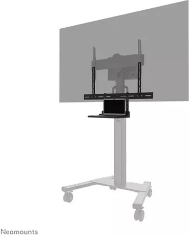 Raft laptopi, Neomounts AV45-500BL, kompatibil VESA 200x200–800x600, për ekrane 43–110", ngarkesë 2.5 kg, i rregullueshëm, zi