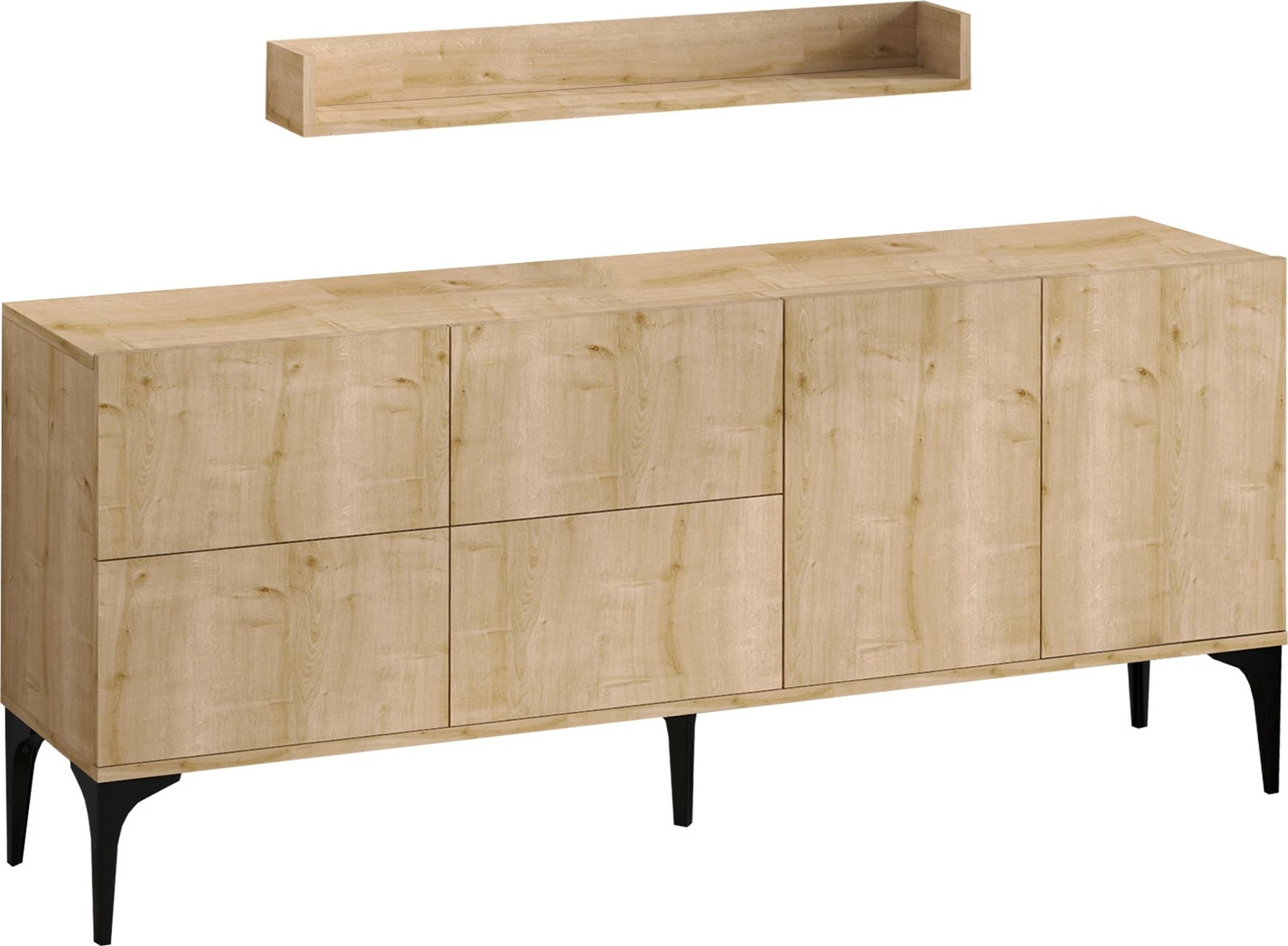 Konsol Stella, ngjyrë Sapphire Oak, Hanah Home