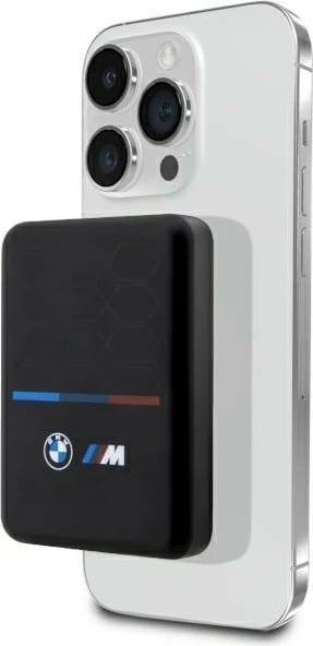 Powerbank BMW M Collection BMW000627, 3000mAh, MagSafe, Wireless, E zezë