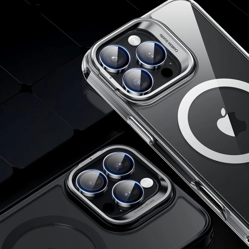 Mbrojtës xhami për kamerë ESR Armorite për iPhone 16 Pro / 16 Pro Max, Zi