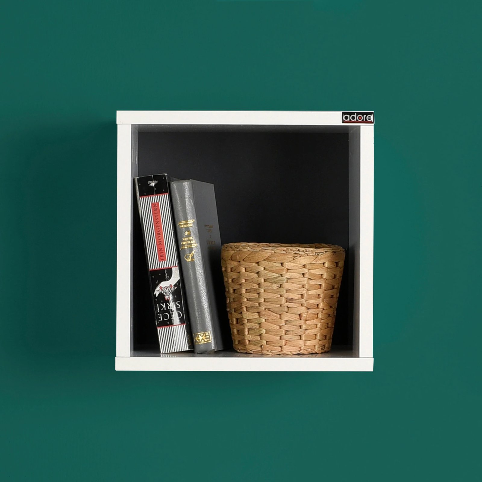 Raf muri Hanah Home, Raf-033-Dd-1, ngjyrë diamant dhe e bardhë