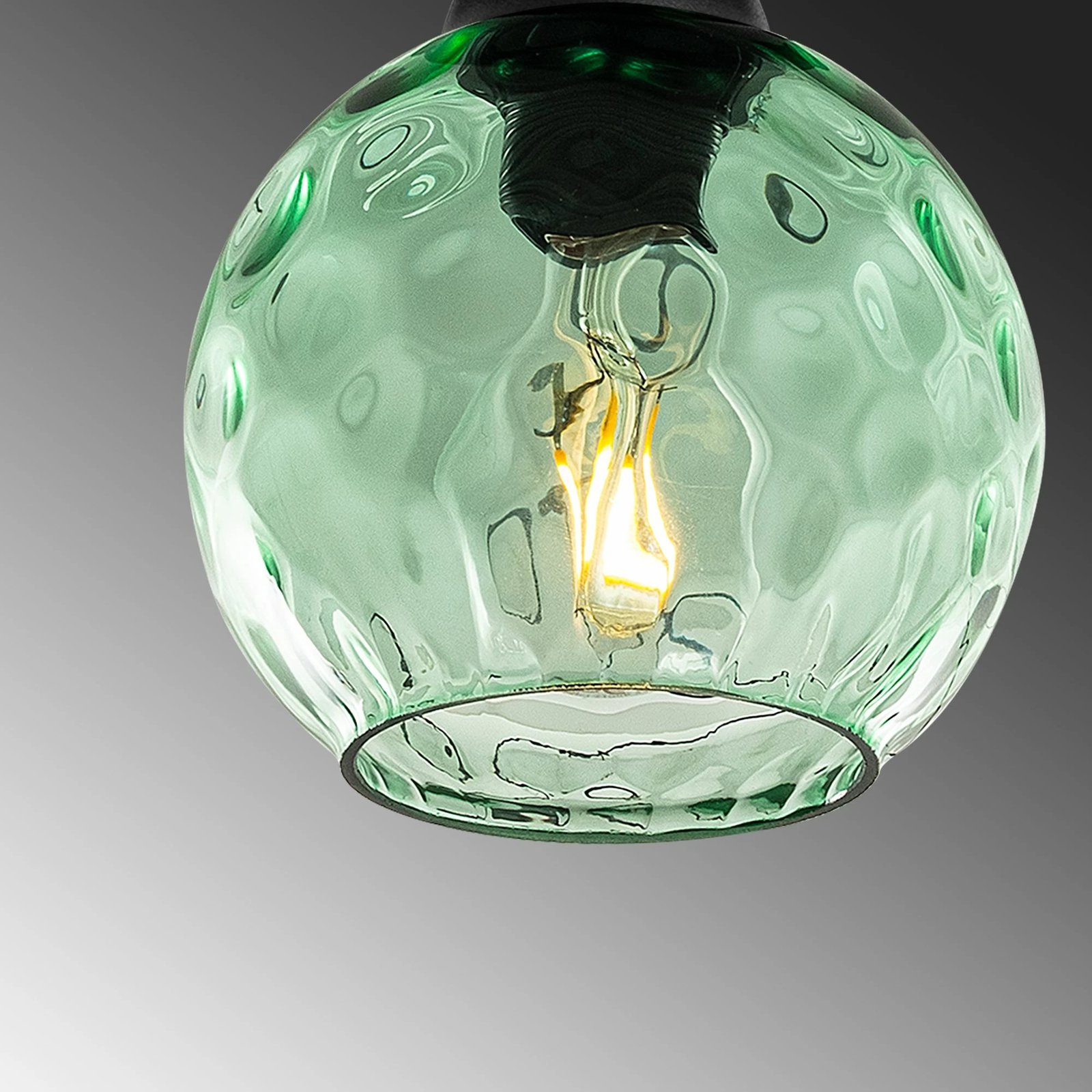 Llambë tavani Opviq Benek, ngjyrë mente dhe e zezë, 15x15x18cm