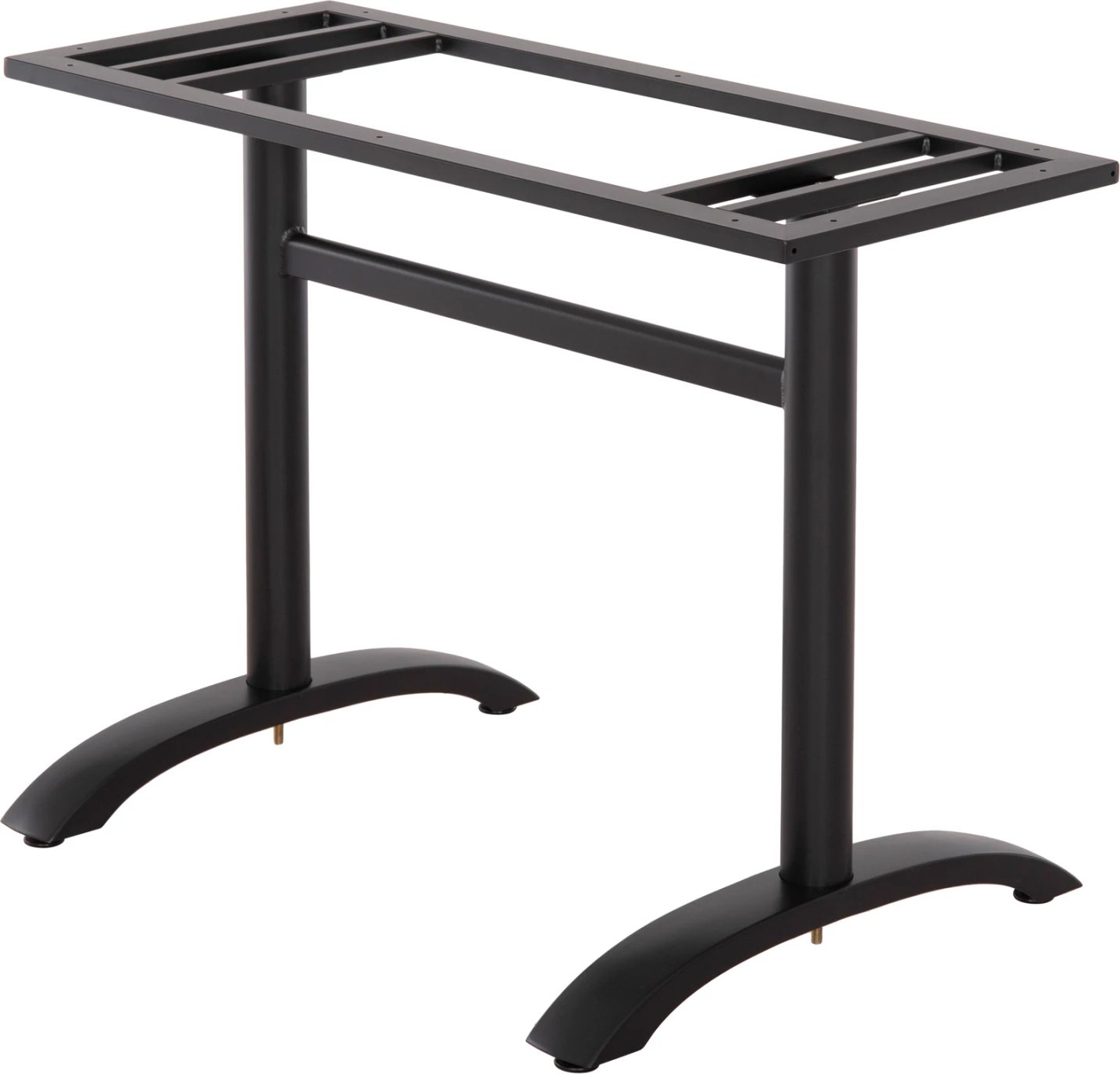 Bazë për tavolinë, metalike, ngjyrë e zezë mat, FH461.11, 100x40x73 cm