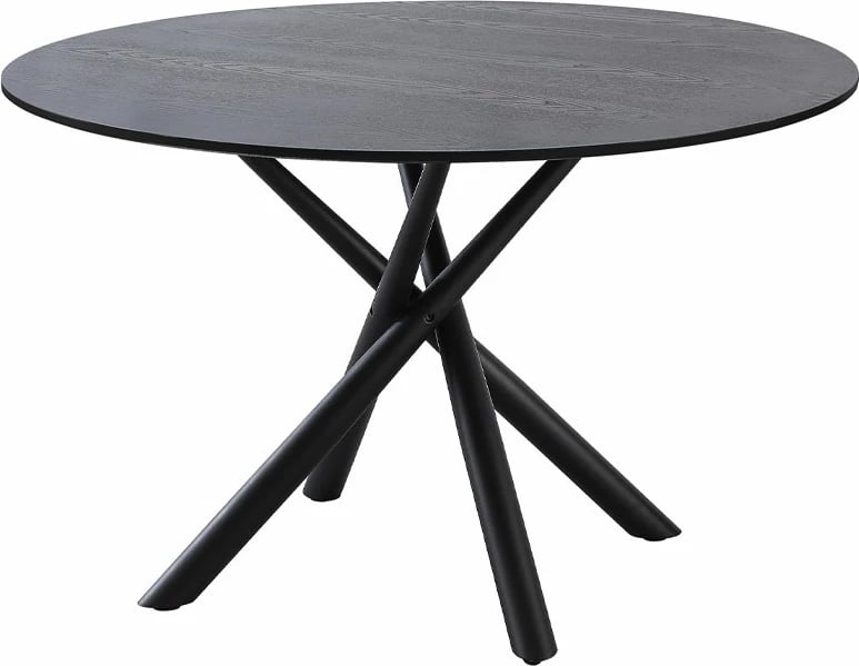 Tavolinë Kimono, e zezë, 120x120x75cm