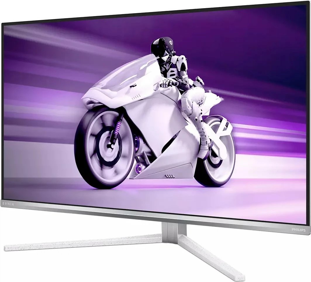 Monitor Philips 32M2N8900, 31.5 inç, QD-OLED, 4K, FreeSync, i bardhë