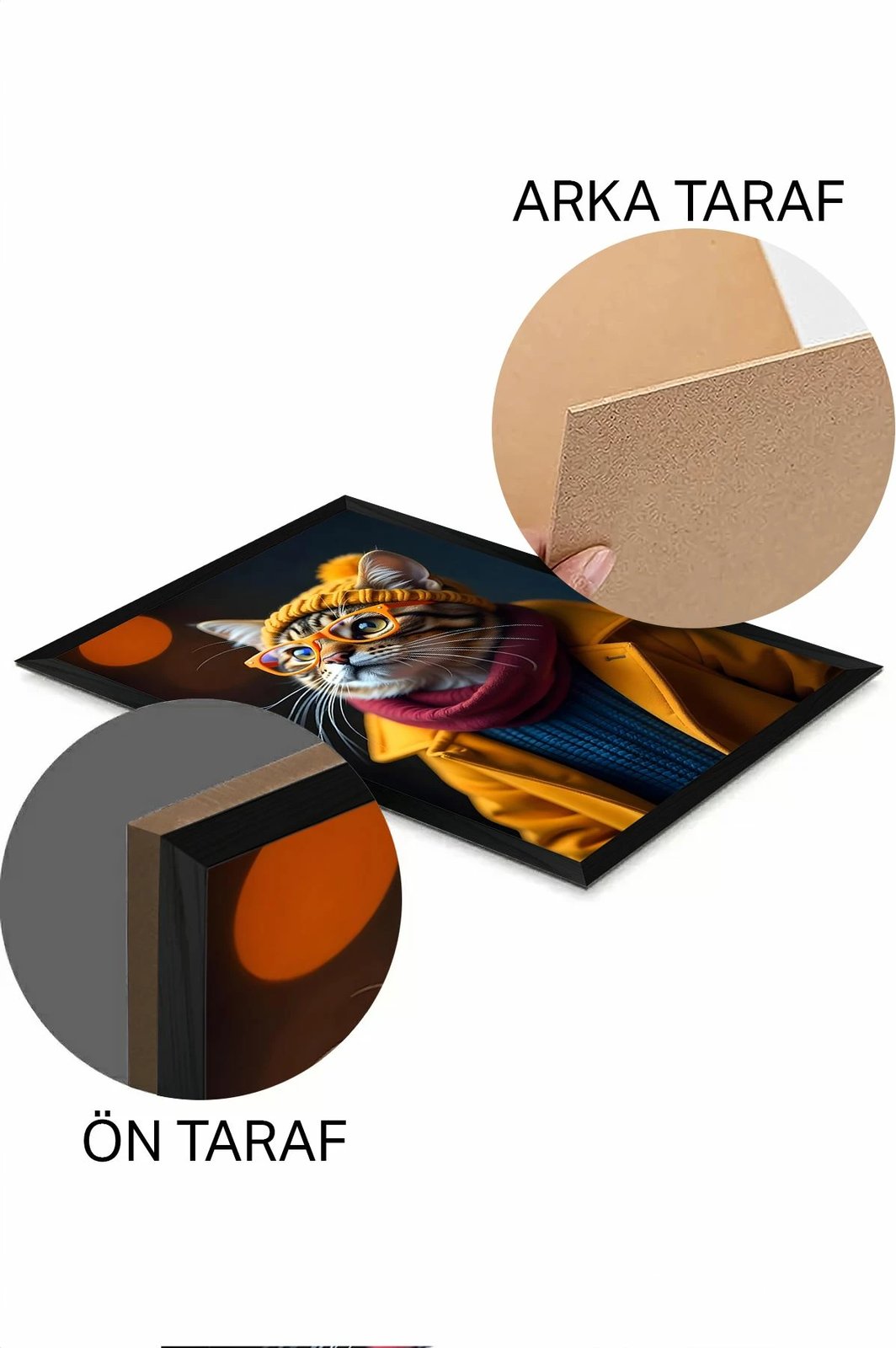 Pikturë dekorative, shumëngjyrëshe, Arthynmodel3348-24, 33x48cm