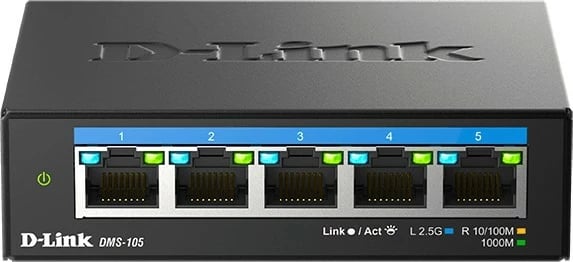 Switch D-Link DMS-105, 5 porta, 2.5G Multi-Gigabit, i zi