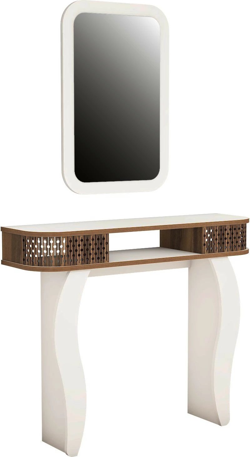 Bufe Damla, ngjyrë e bardhë, me pasqyrë