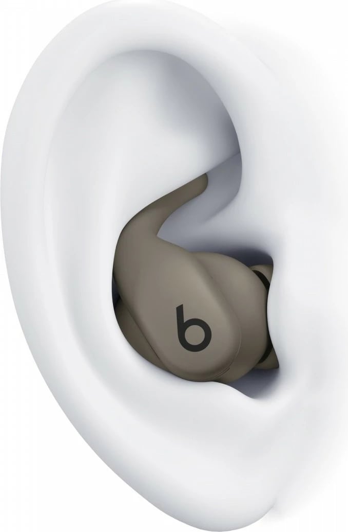 Kufje pa tela in-ear sportive, Apple Powerbeats Fit ME2K4EE/A, Bluetooth Class 1, ANC, IPX4, 7h/30h bateri, gri Rocky, me etui dhe 4 madhësi jastëkëzash