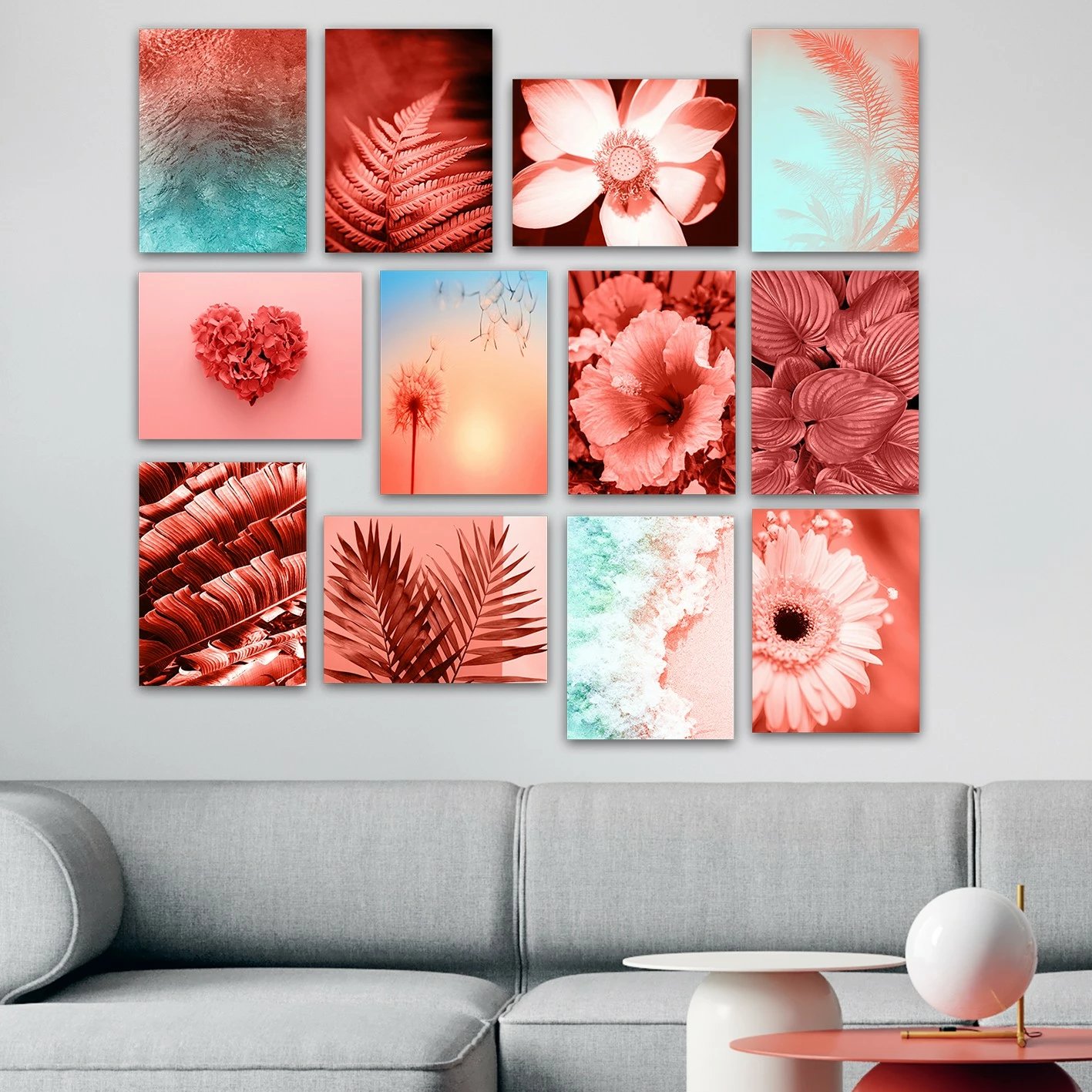 Piktura dekorative MDF (12 copë), Wallity, 12MDF24YS