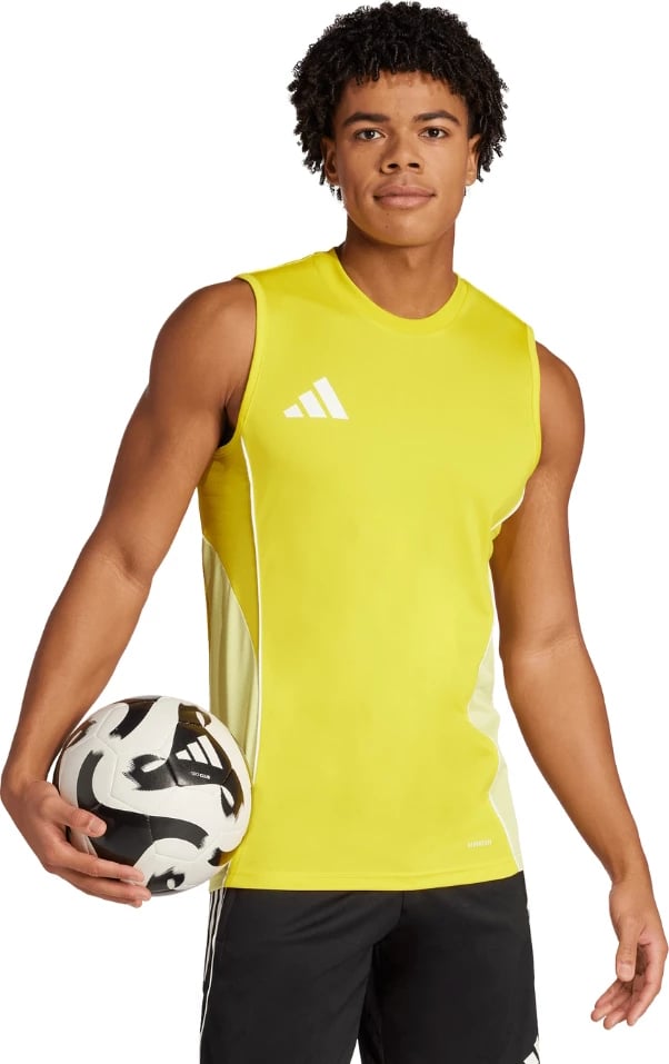 Fanellë pa mëngë për meshkuj adidas, e verdhë