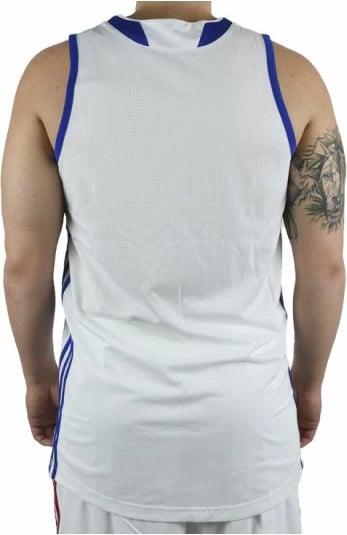 Fanellë adidas për meshkuj, e bardhë