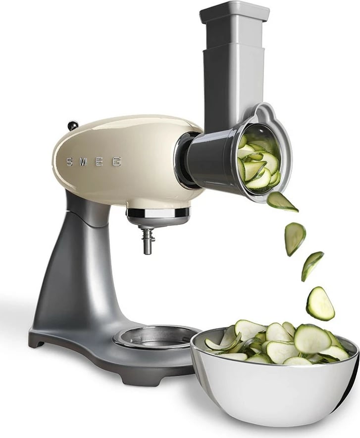 Set për prerje perimesh smeg SMSG01, për SMF01/02/03/13, inox, gri Set për prerje perimesh smeg SMSG01, për SMF01/02/03/13, inox, gri